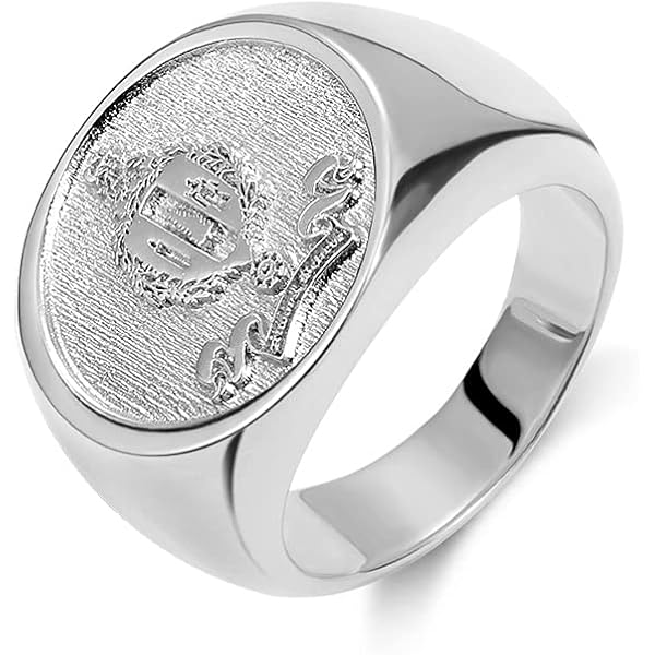 アクセサリー cast of vices 925 STERLING SILVER BADGE Custom Classic Wax Seal Stamp Signet Ring 925 Sterling Silver